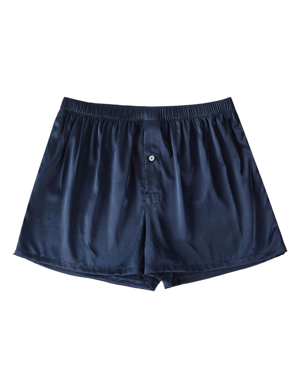 Soft Strokes Silk Blue Pure Mulberry Silk Boxers for men