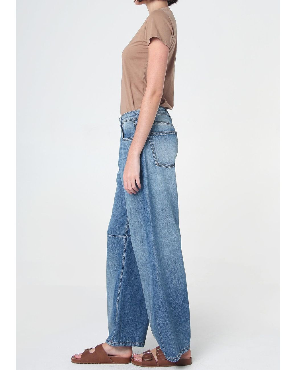 NOEND Blue Kallie Relaxed Curve