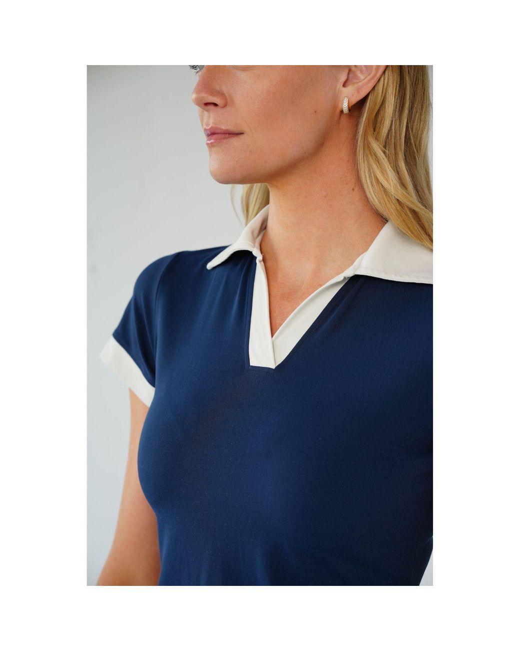 Veeva Blue Riviera Top