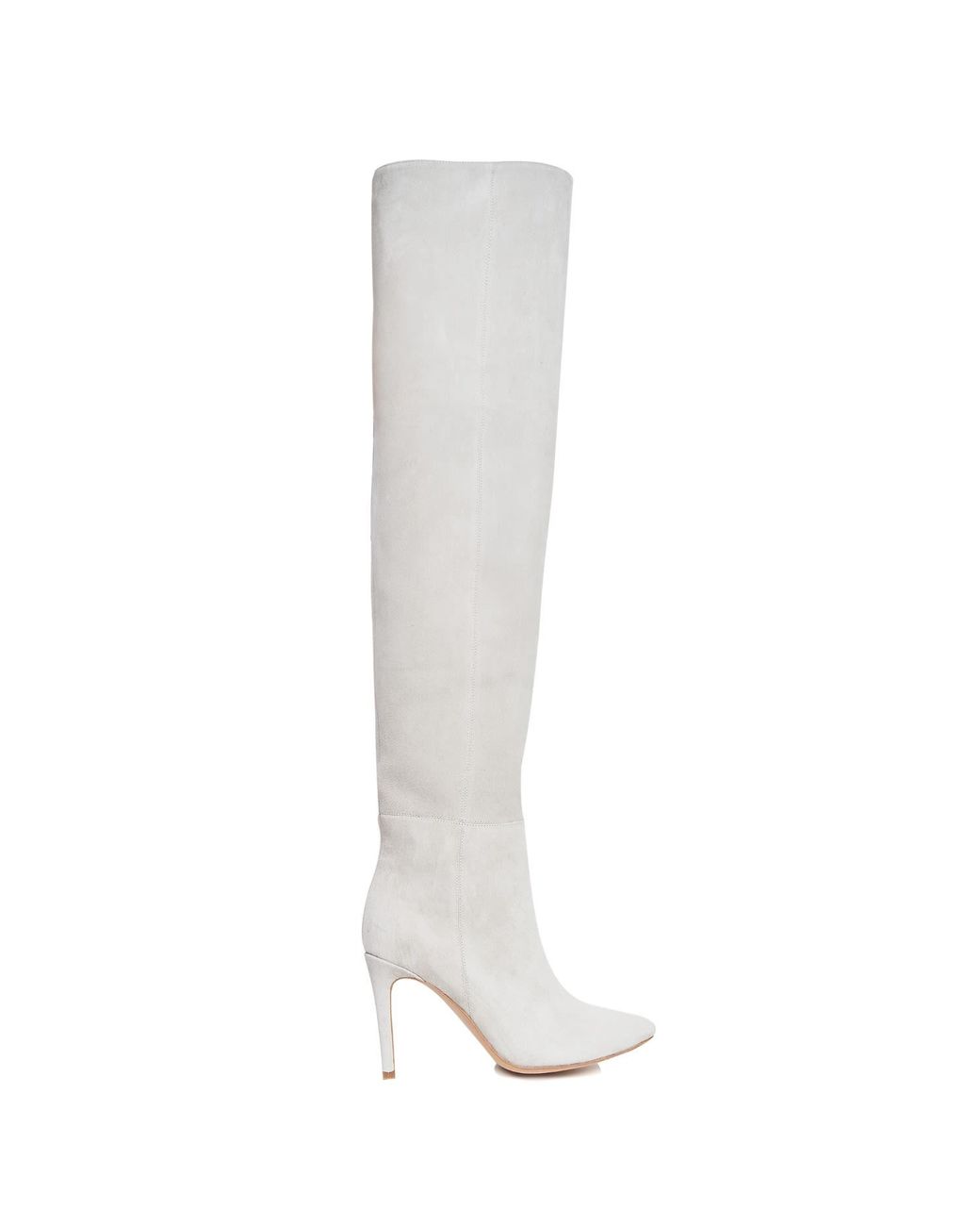 Ginissima White Milana Long Boots Reversible Leather