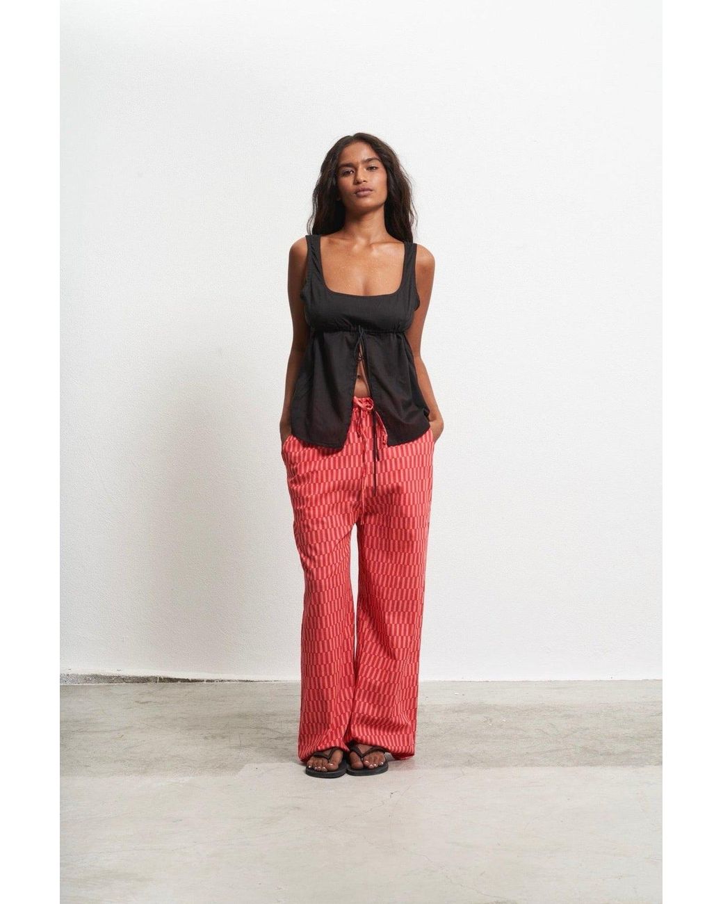 Par & Escala Red Matilda Pant
