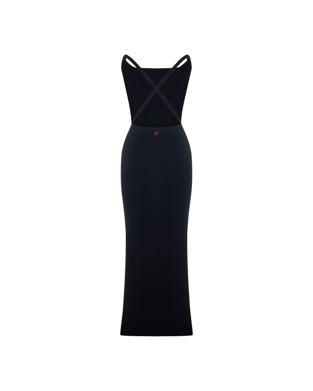 Pcfg Blue Daydreamers Cross Back Knit Maxi Dress