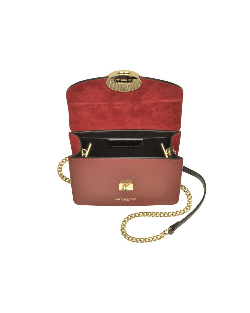 Le Parmentier Blue New Ondina Mini Color Block Shoulder Bag