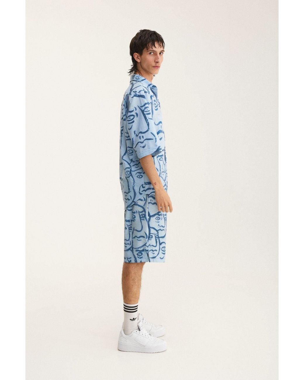 mysimplicated Blue Short Sleeve Shirt for men