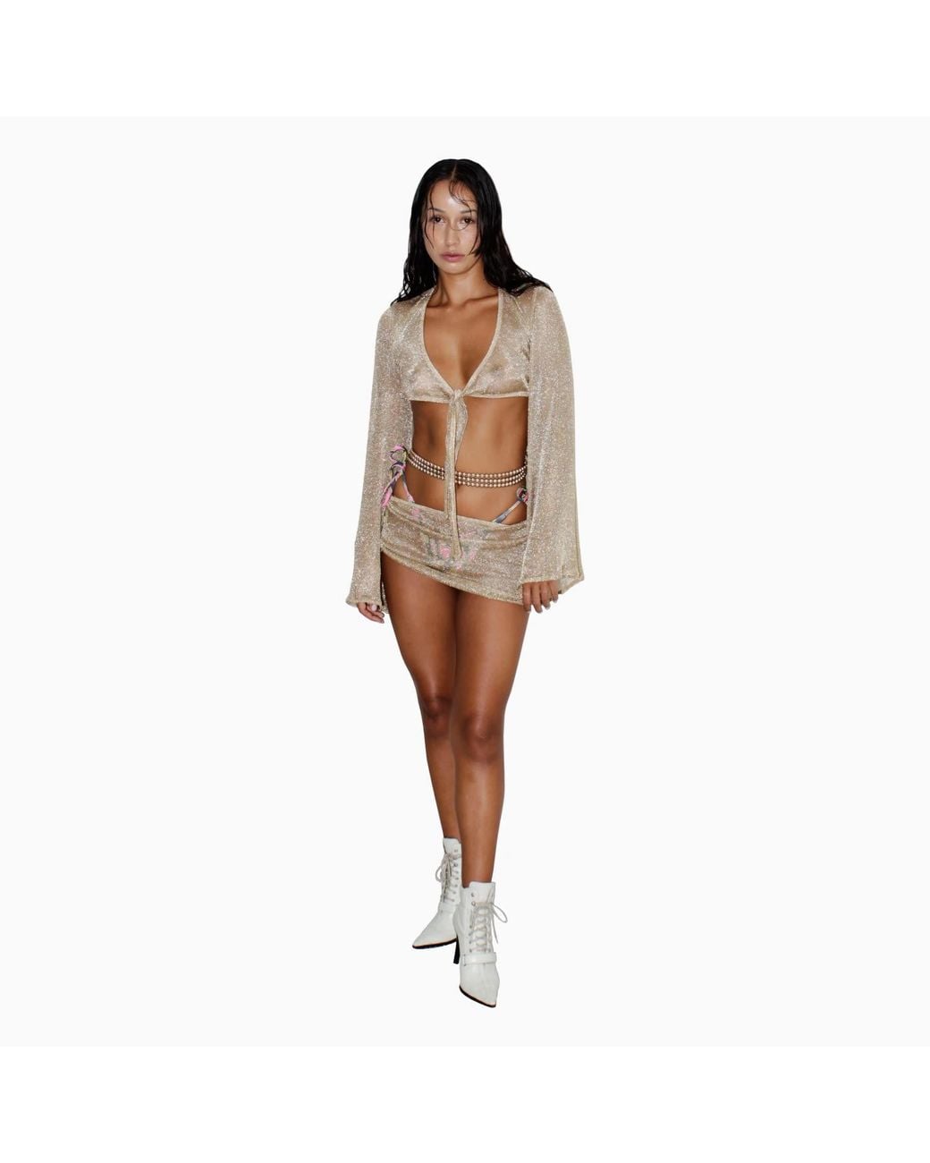 Paloma Lira Natural Shimmery Skirt