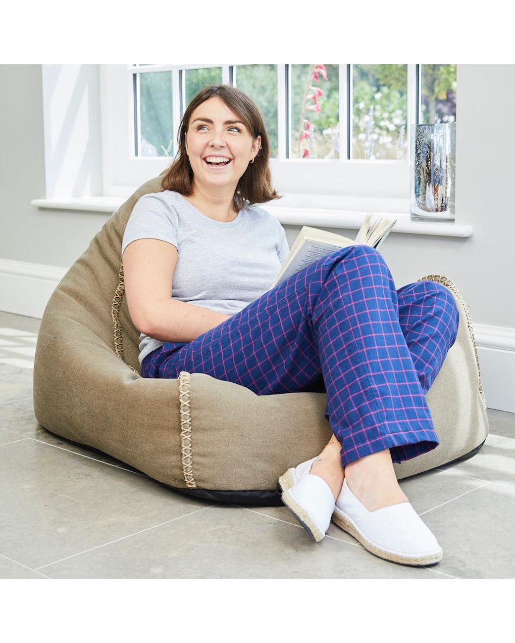 Lounge Blue Loungewear Trousers-Pants Regular Length Atlantic Puffin Design