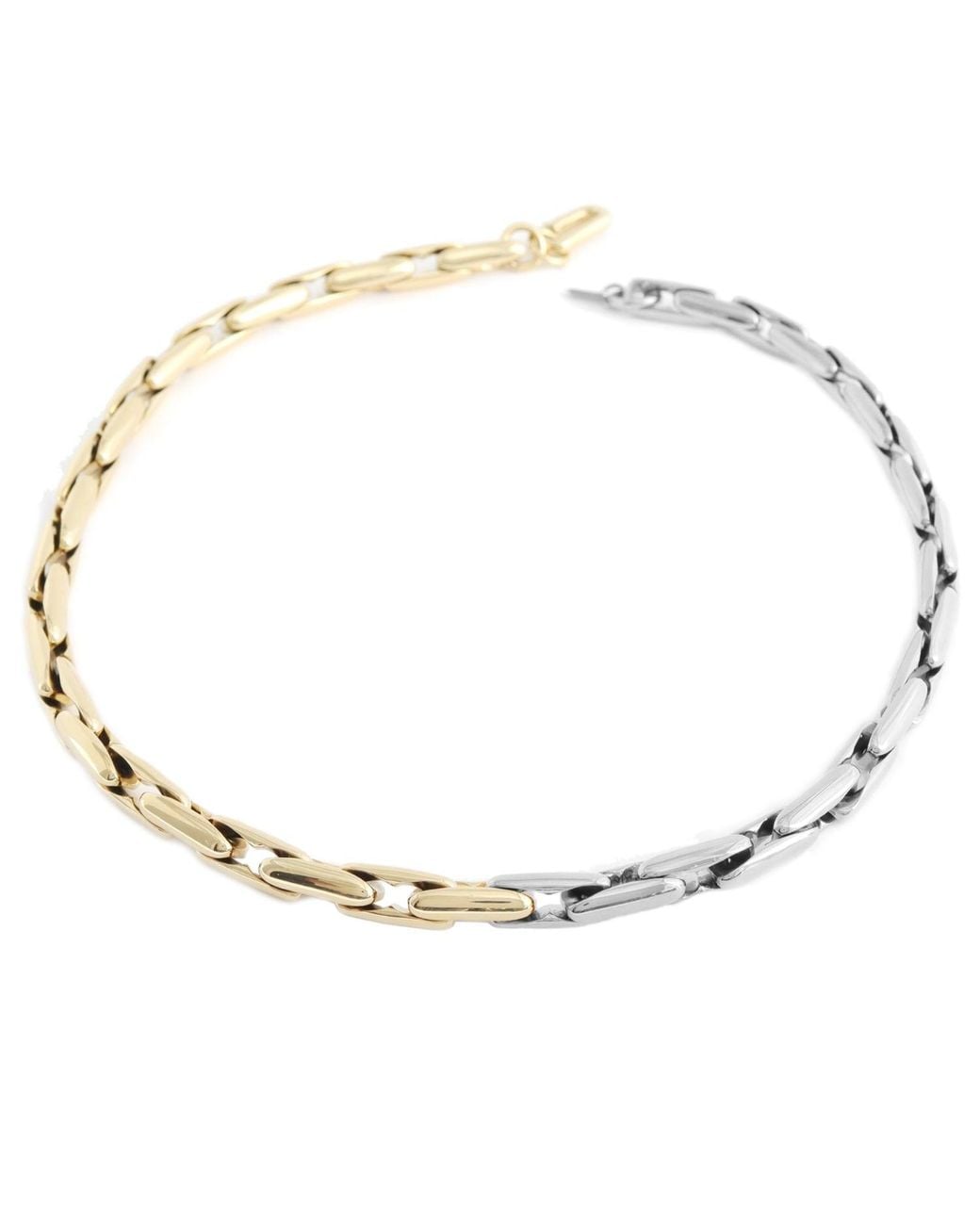 Hye Jane Jewelry Metallic Maren Two Tone Bold Chain Necklace