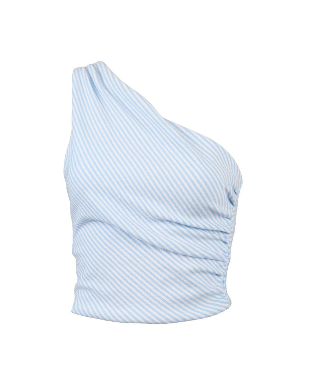 Love and Nostalgia Blue Roller Girl Top