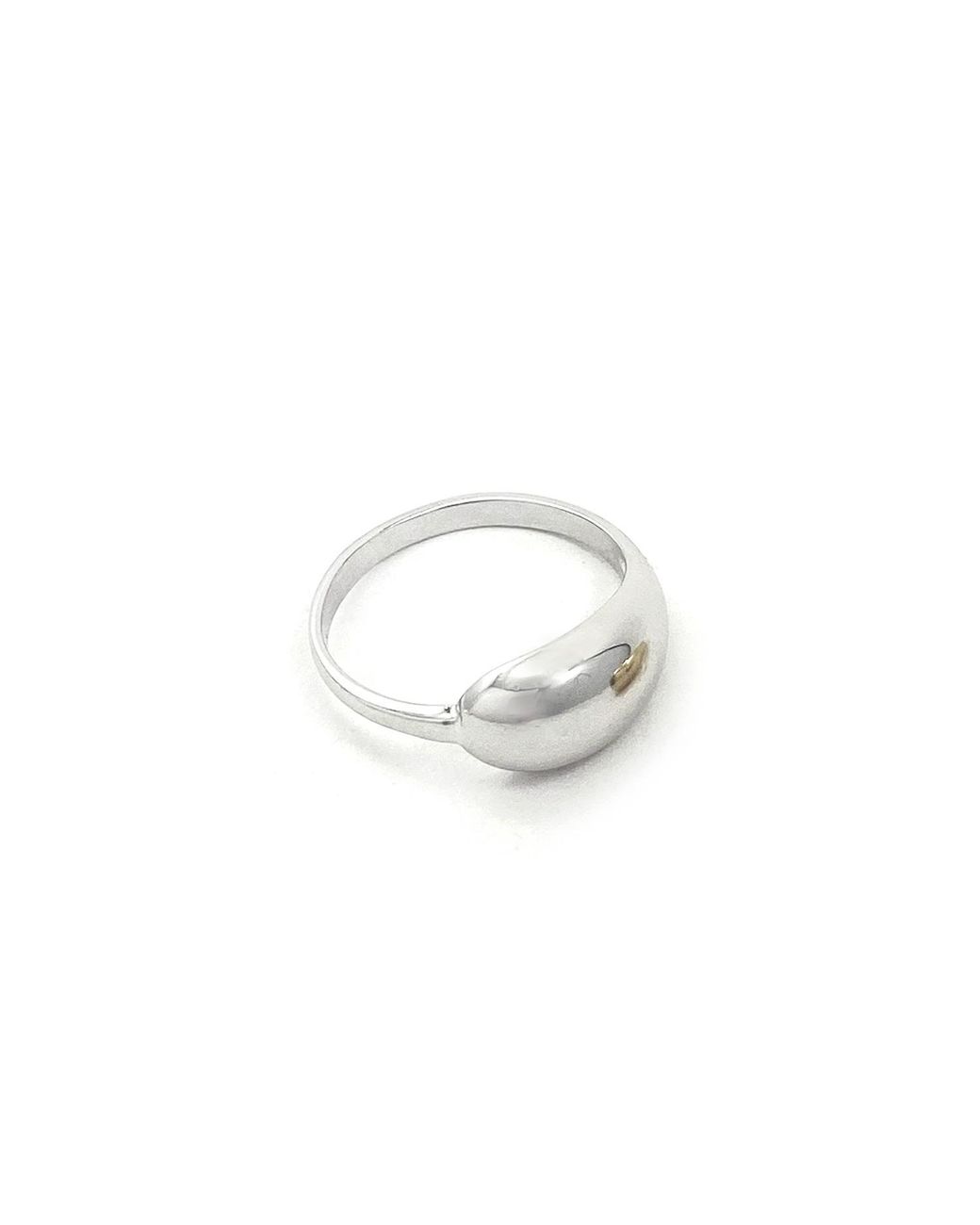 Biko Jewellery White Streamline Ring