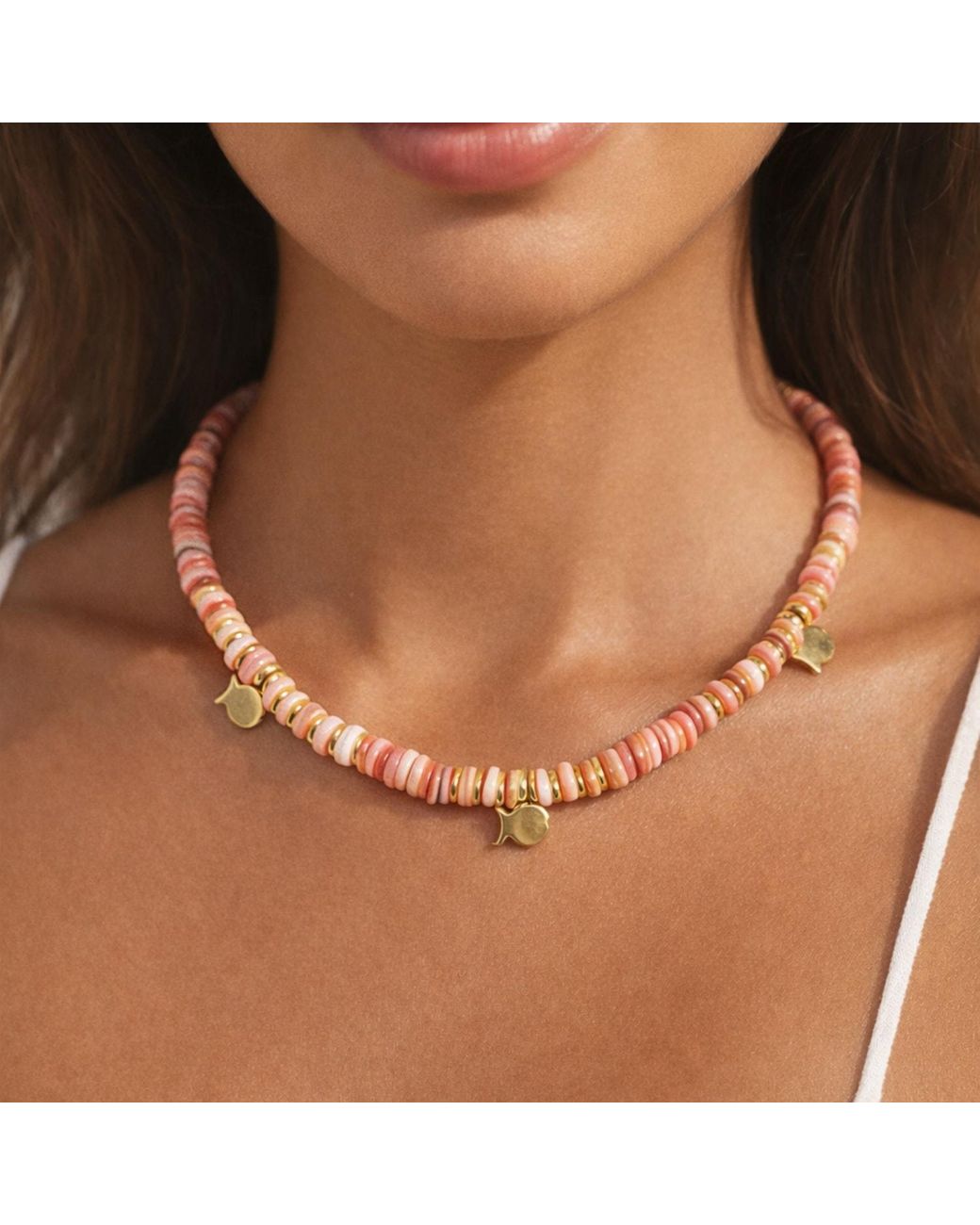 Lalinde Pink Blush Reef Necklace