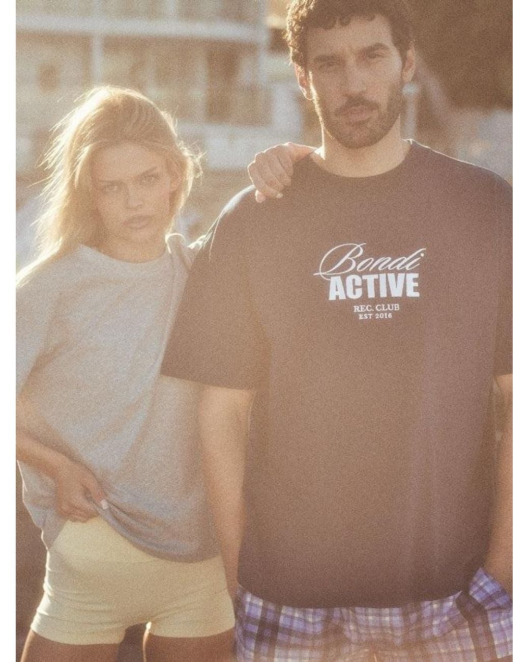 Bondi Active Blue Rec Tee for men