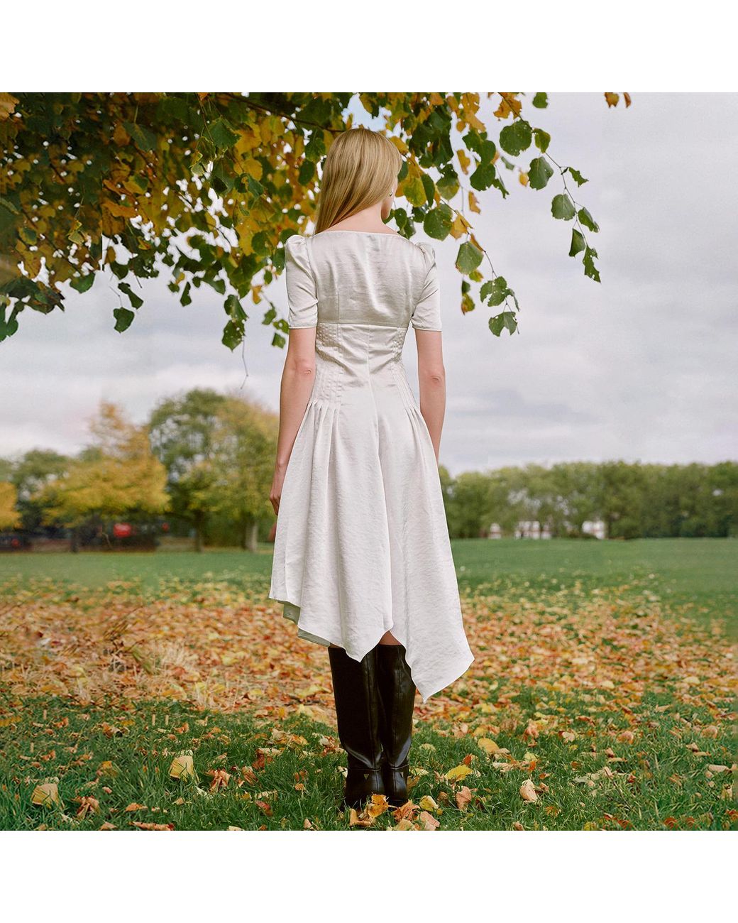 Lor Rein White Rina Dress