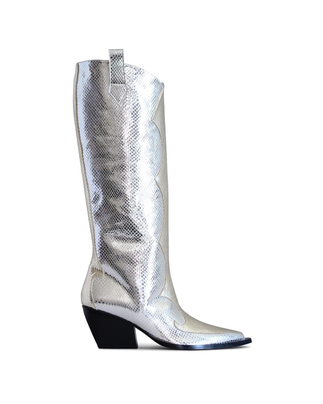 Terry De Havilland Gray Jessie Cowboy Boots