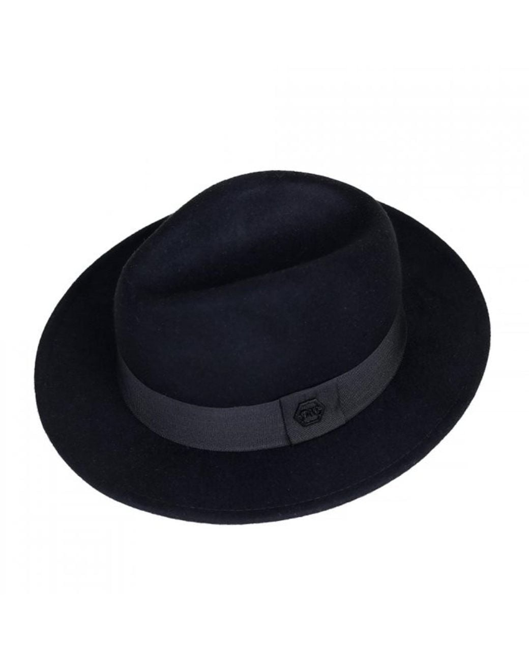 DAVID WEJ Blue Wool Fedora Hat – for men