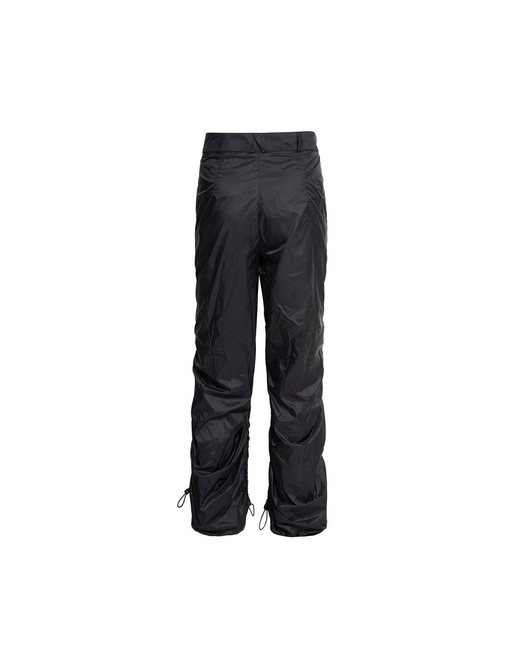 Audrey Vallens Black Spades 2 Gathered Seam Pants