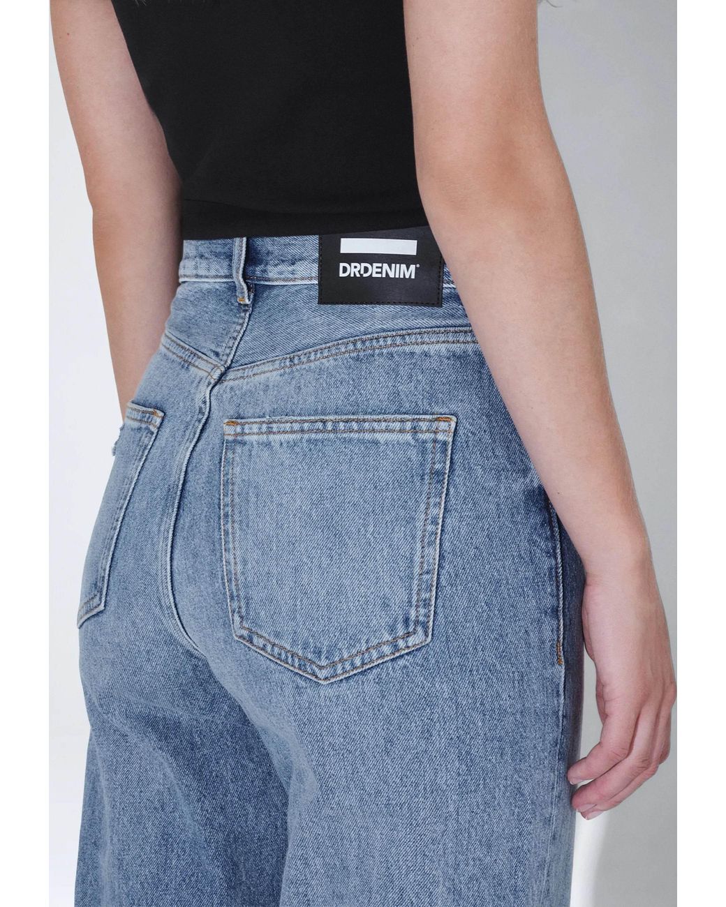 Dr. Denim Blue Echo High Straight
