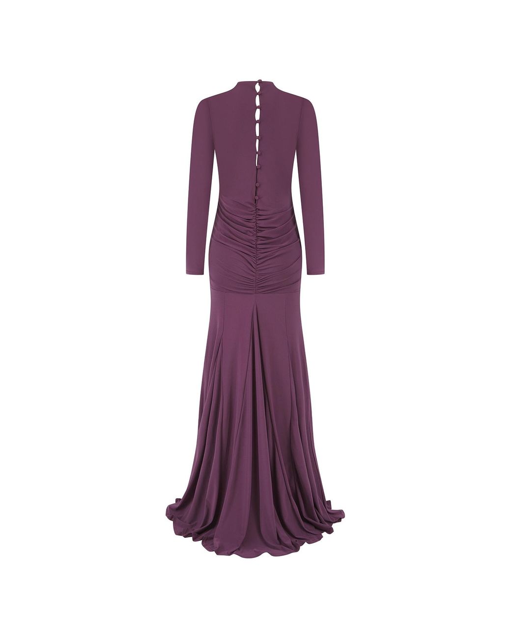 Celestine & Mae Purple Zinnia Maxi Dress