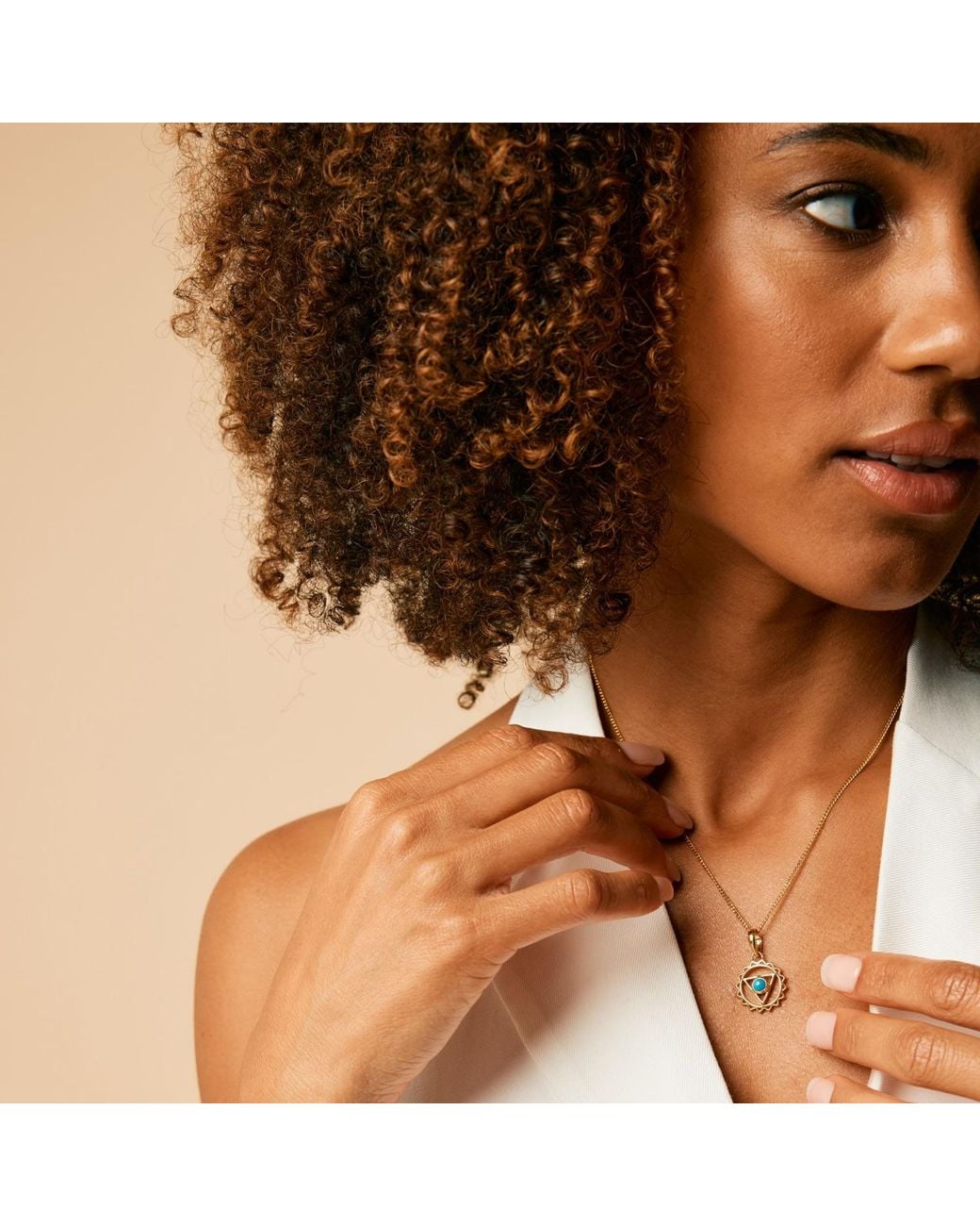 Charlotte's Web Jewellery Metallic Throat Chakra Necklace