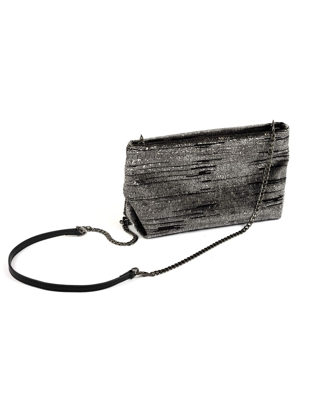 SJW BAGS LONDON Black Blenheim Velvet Clutch Bag