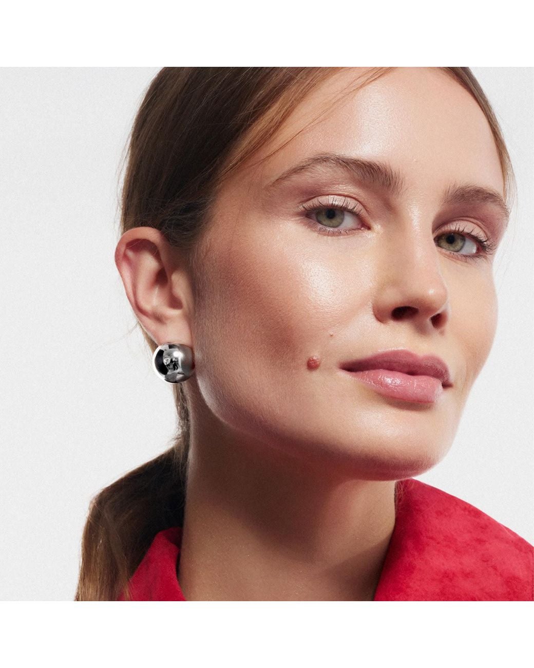 Saule Label Metallic Rumi Earrings