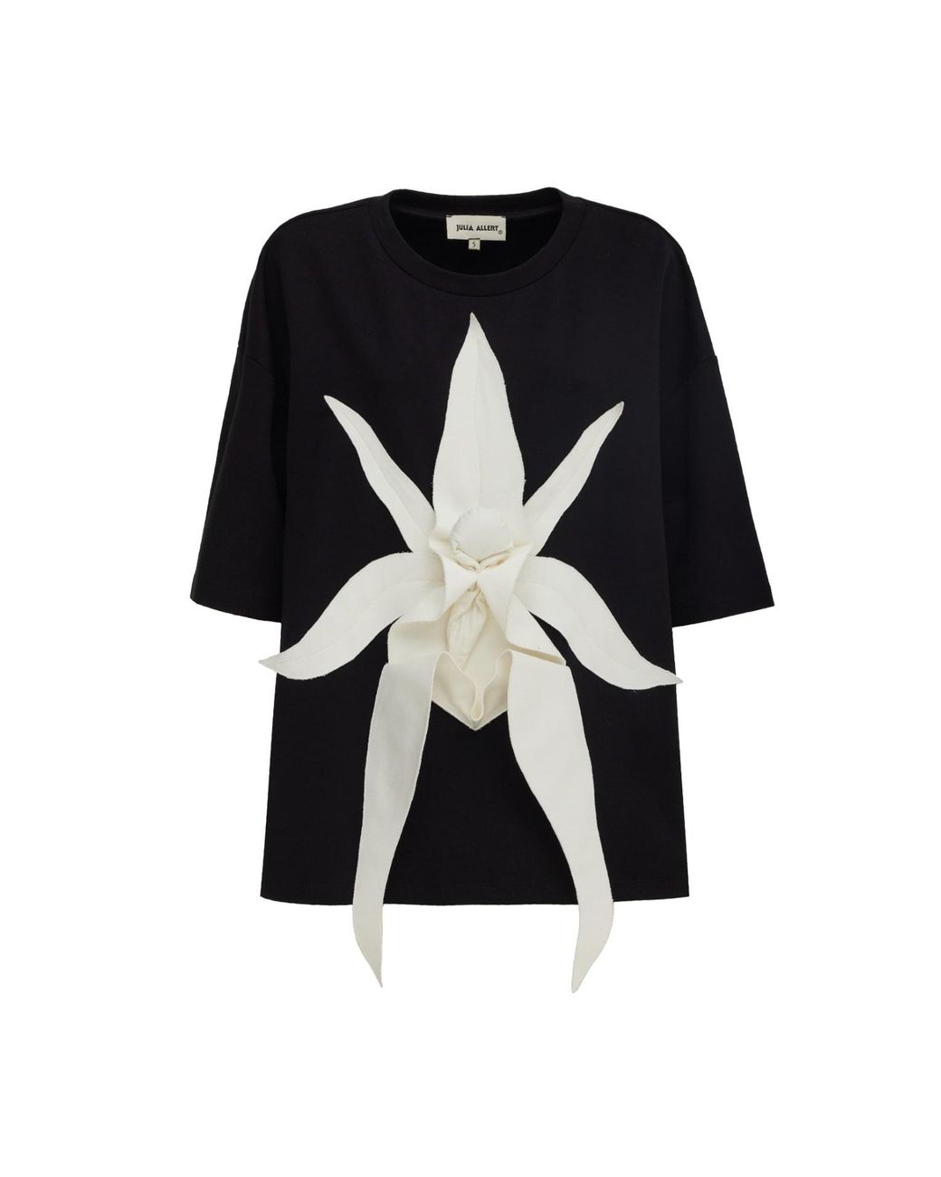 Julia Allert Black Relaxed Fit Knit Top –