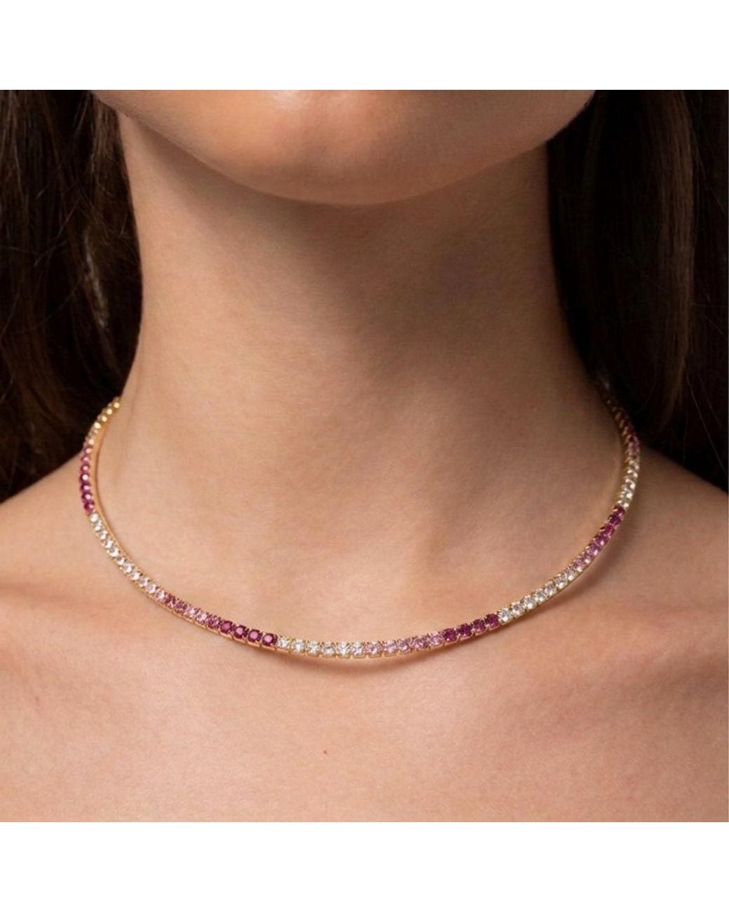 Latelita London Metallic Inner Light Choker Rose