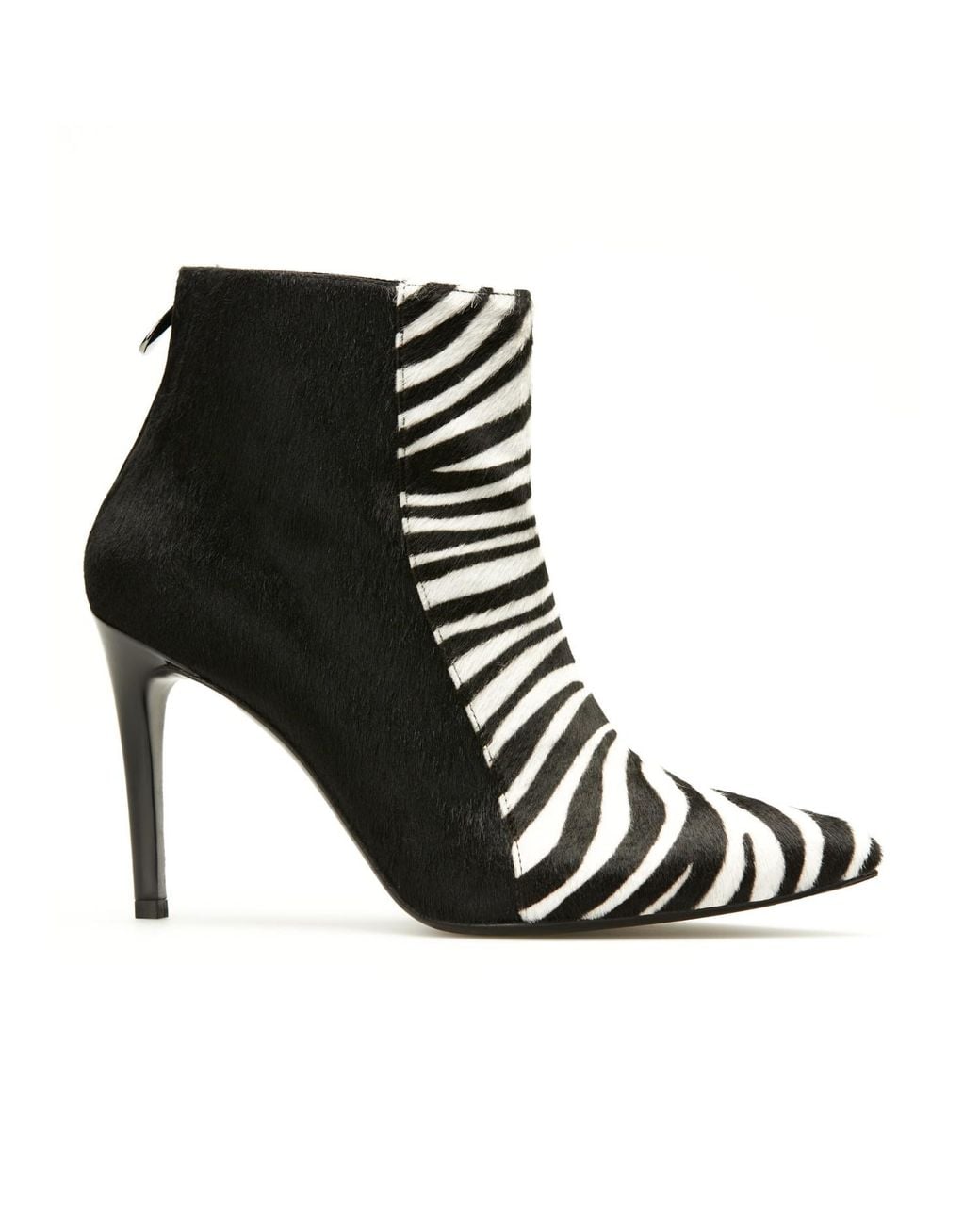 Rosamund Muir London Black Pietra & Zebra Print Calf Hair Boots