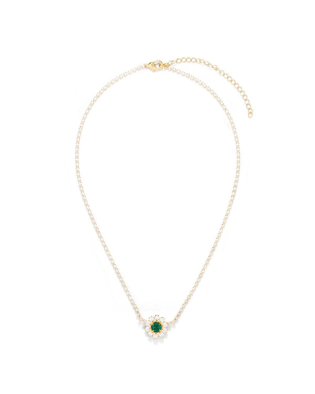 The Pink Reef Metallic Neutrals Single Georgian Necklace