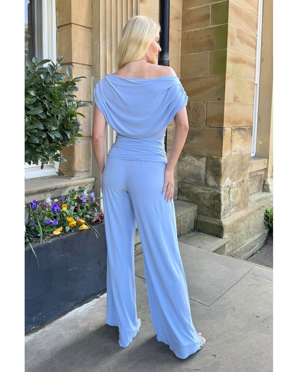 Atom Label Blue Carbon Jumpsuit