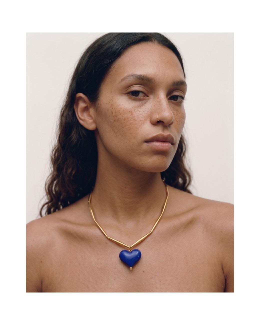 Tohum Design Blue Cuore Necklace – Sky