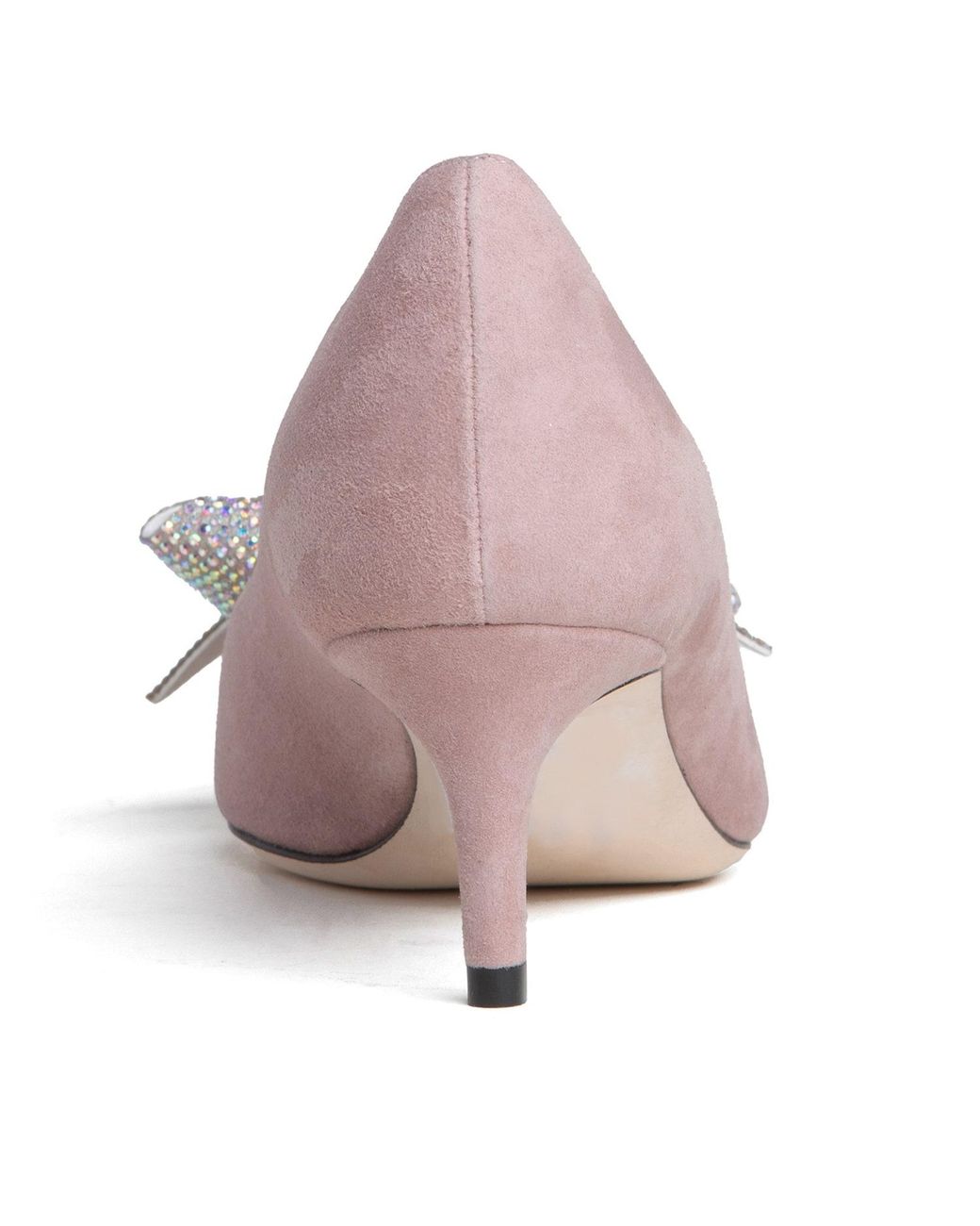 Beautiisoles by Robyn Shreiber Made in Italy Pink Neutrals Frida Baby Dressy Valentine Evening Pump With Kitten Heel