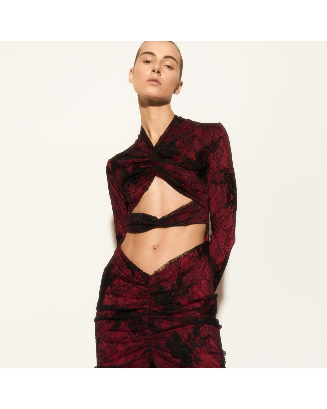 Herfetch Red Maxi Fetch Obbsession Dress-Burgundy