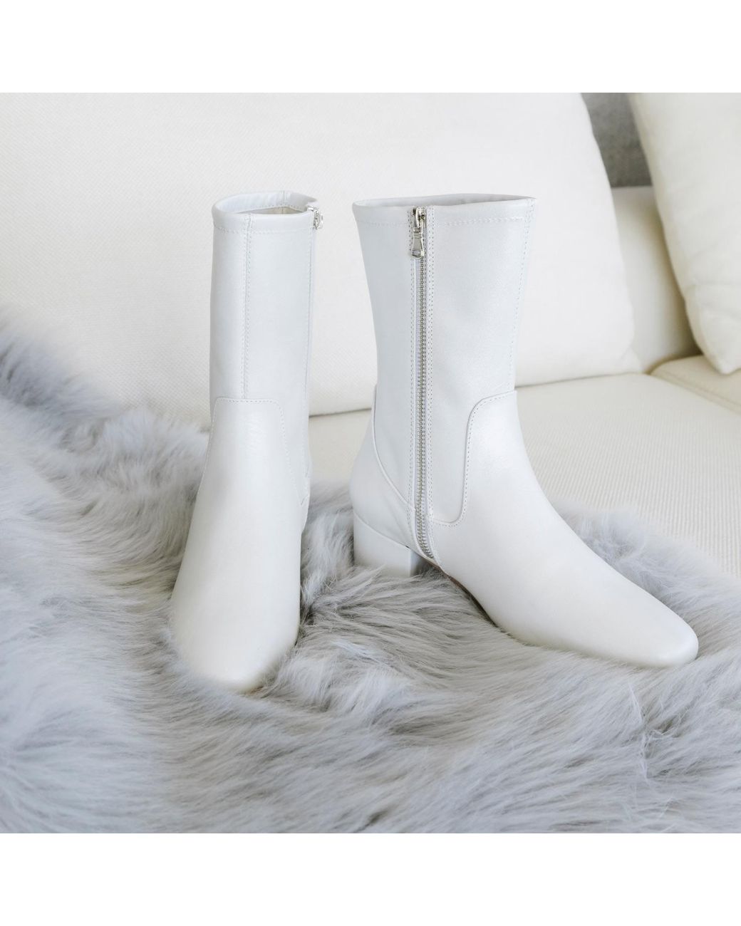 Urbnkicks Gray Studio Fifty-Four Pearl High Heel Boot