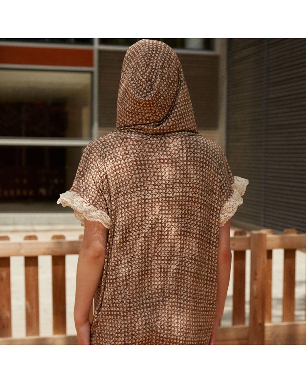 Miro Misljen Brown The Éclipse Dress