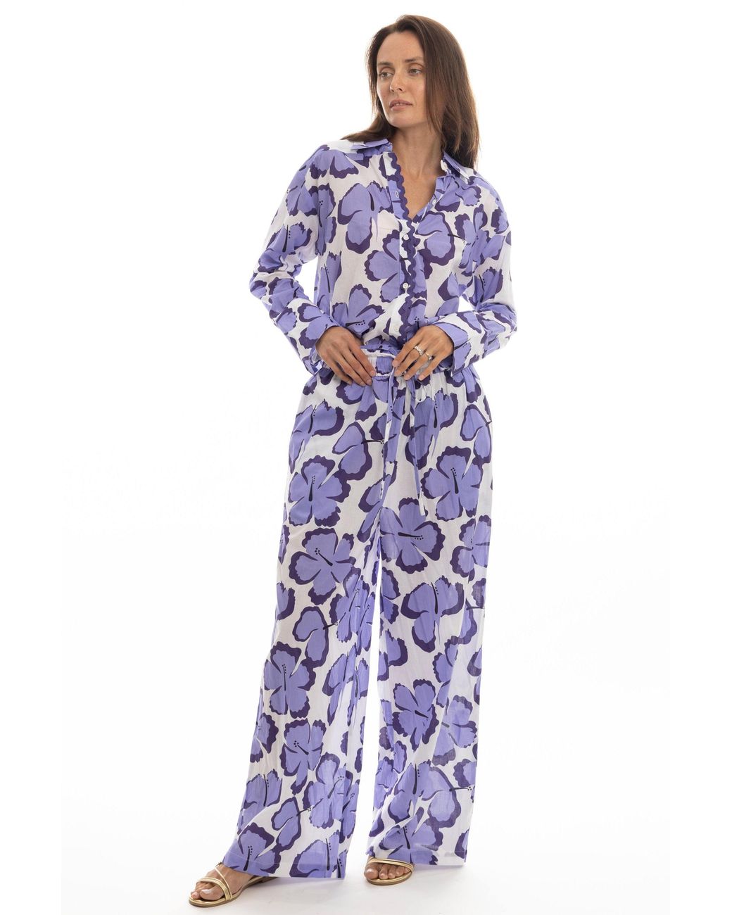 Bindu Purple Maggie Blouse