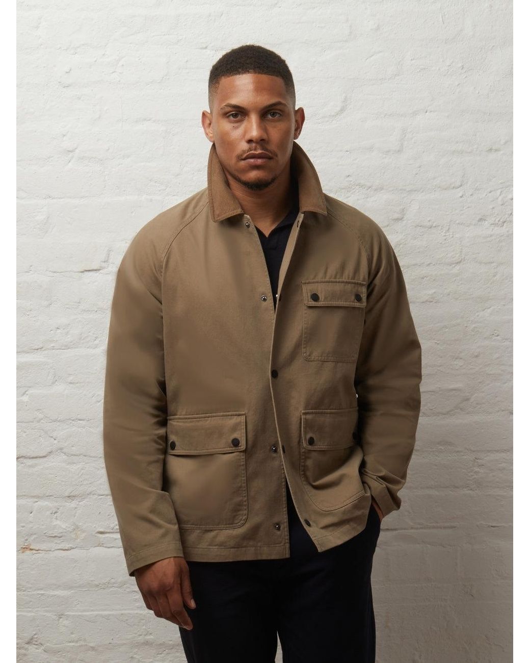 Guards London Natural Ernest Cotton Utility Jacket for men