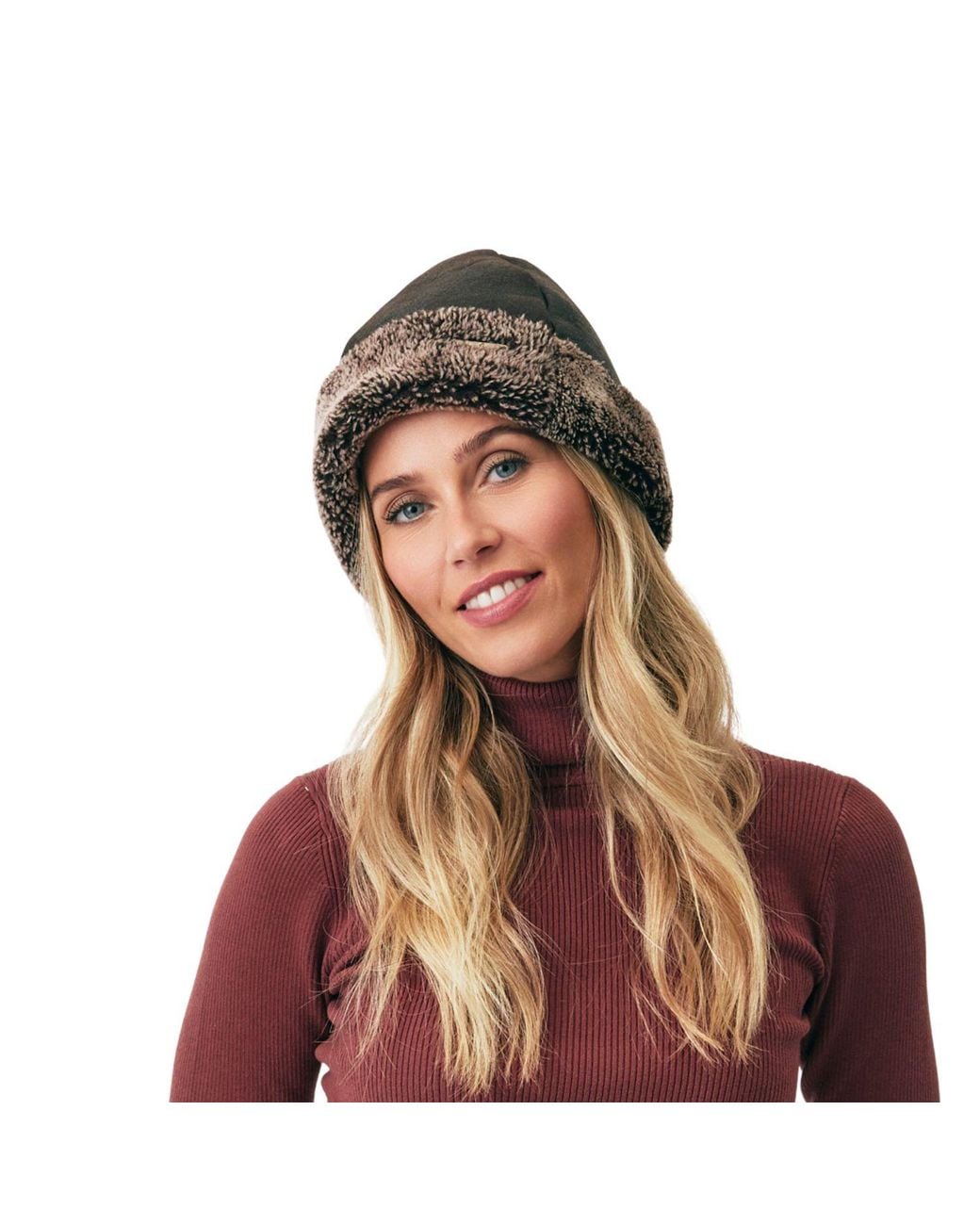 Owen Barry Gray Sheepskin Pull On Hat Hurricane