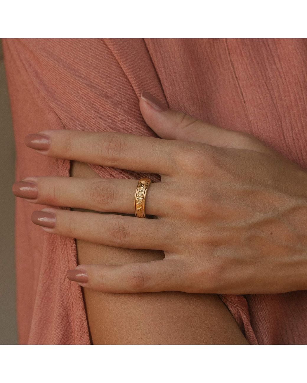 Charlotte's Web Jewellery Metallic Amore Vermeil Spinning Ring