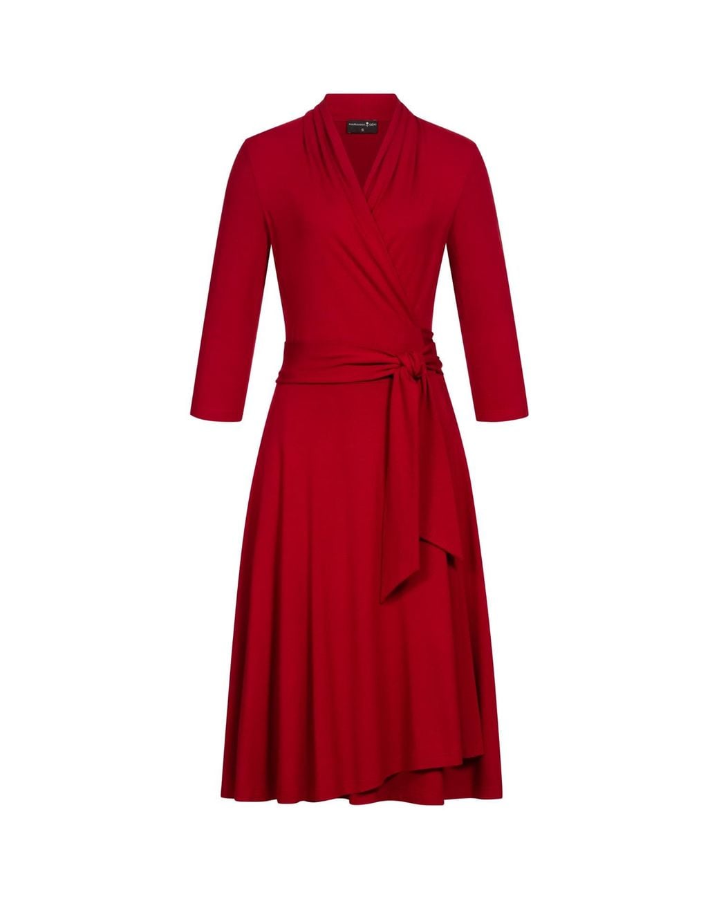 Marianna Déri Red Jersey Wrap Dress