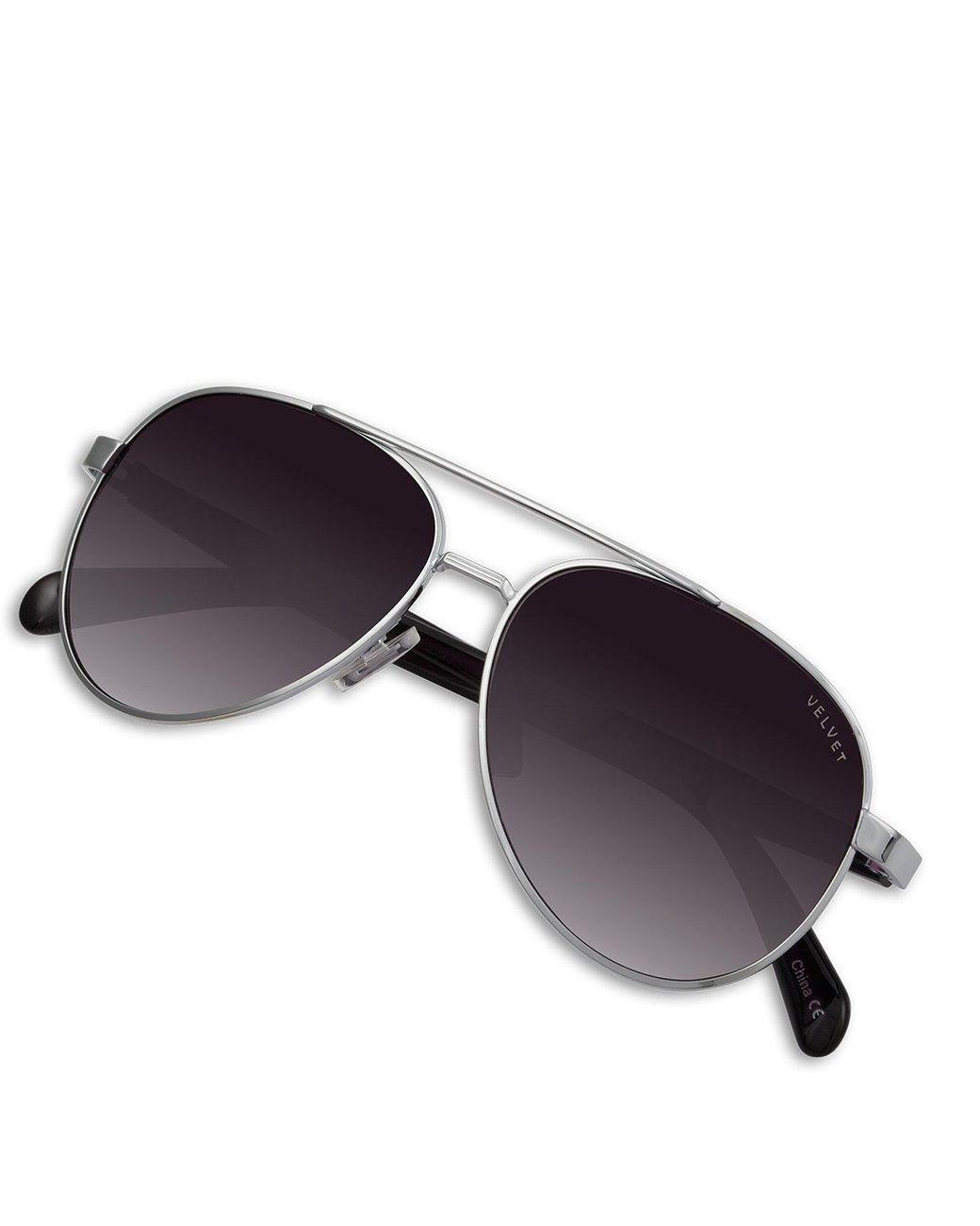 Velvet Eyewear Purple Aviator Sunglass Style