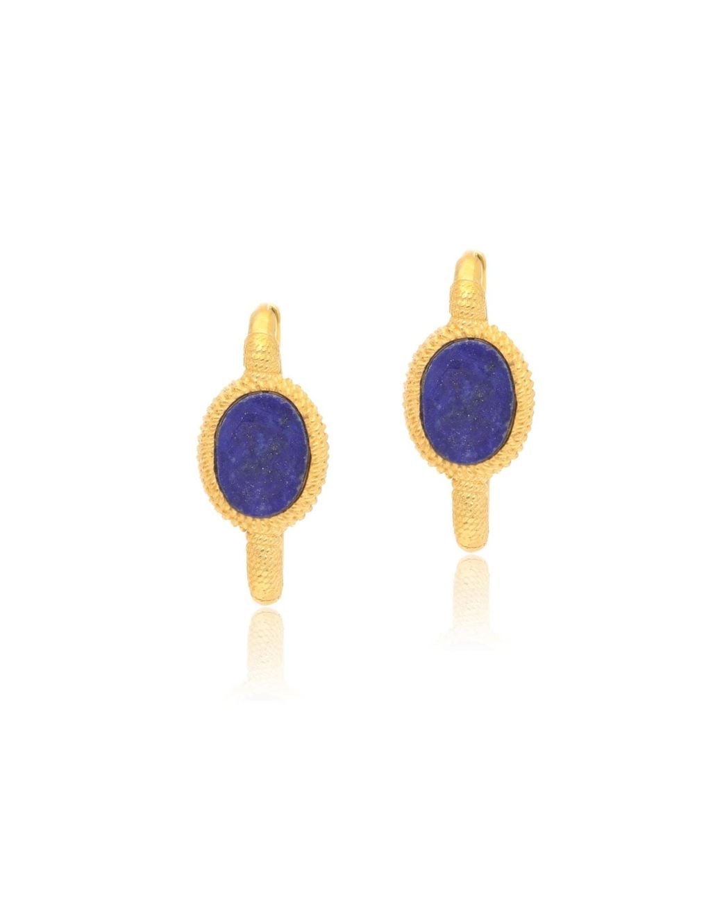 Preeti Sandhu Metallic Kora Link Hoops