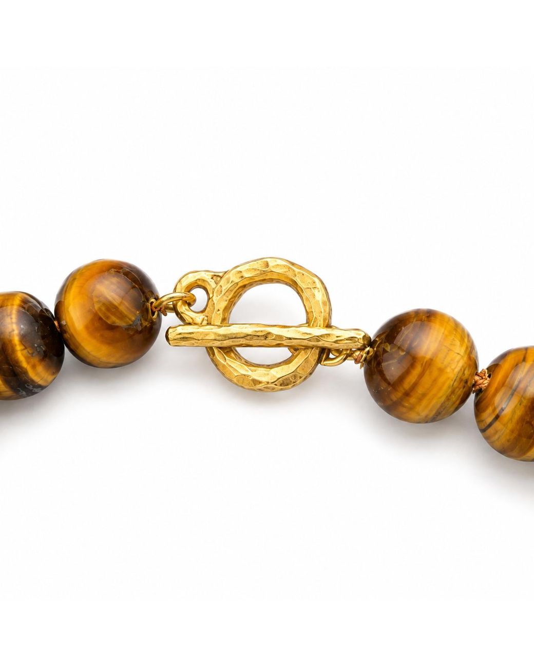 Lalinde Metallic Terra Tiger Eye Necklace