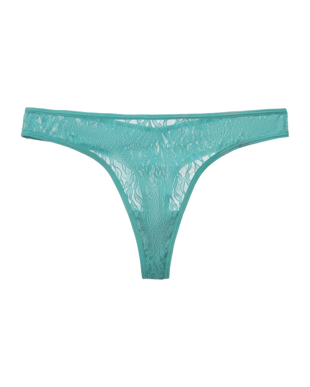 Amour D'agnette Blue Julie Lace Thong
