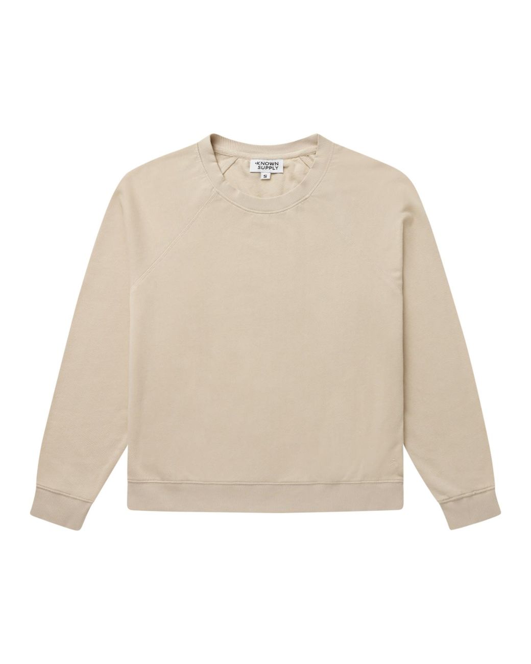 Known Supply White Neutrals Raglan Sweatshirt