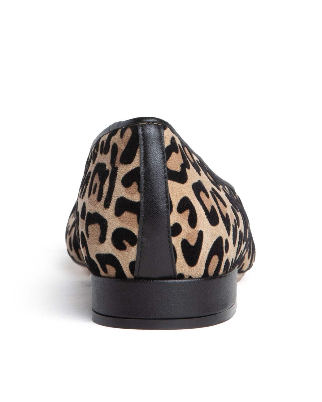 Beautiisoles by Robyn Shreiber Made in Italy Black Neutrals Beatrice Animal Printed Suede Comfortable Elegant Flat Ballerina