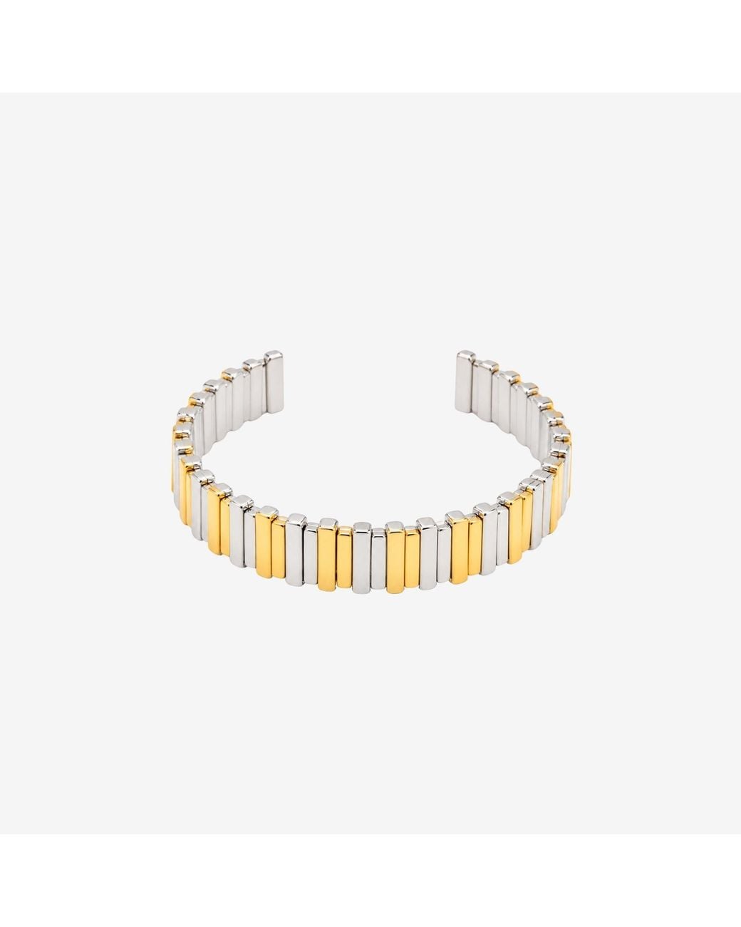 Uchi and Soto Metallic Shikaku Mixed Metals Cuff Bangle