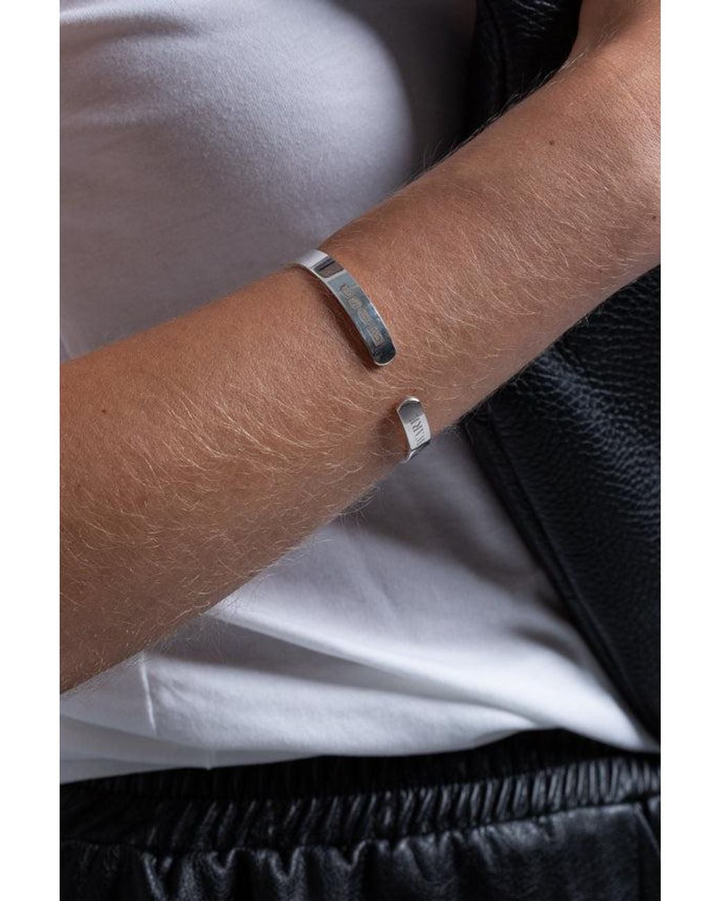 Ware Collective Black Curve Bangle for men