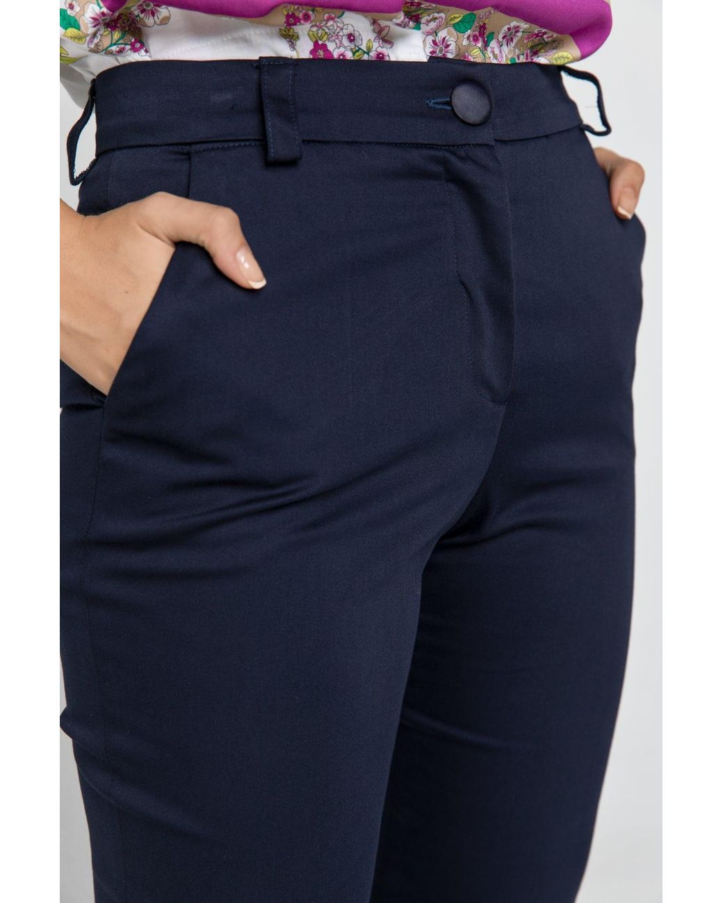 Conquista Blue Dark Gabardine Pants