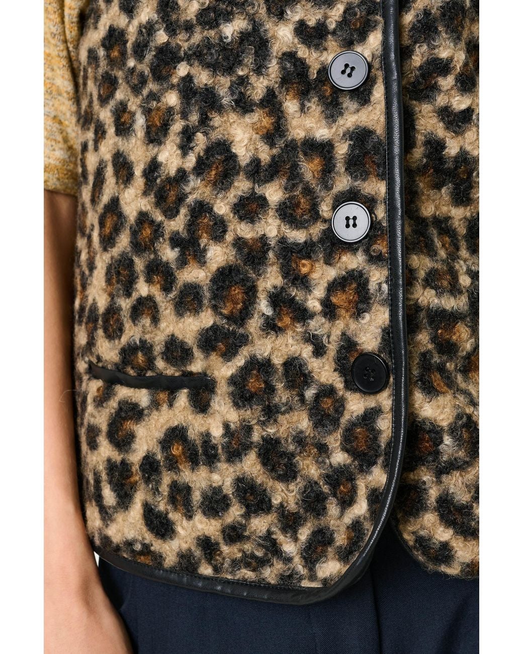 Louche Brown Chris Animal Gilet