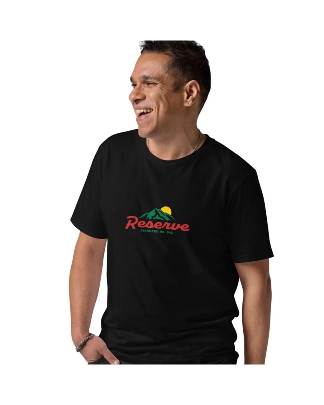 Anchor and Crew Black Reserve No. Two Supply Organic Cotton T-Shirt for men